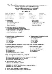 English Worksheet: The Tourist