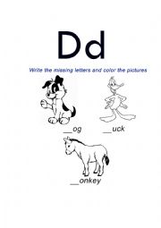 Letter D