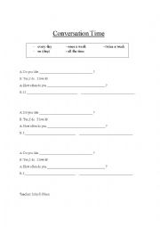 English Worksheet: how often