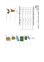 English Worksheet: Quiz for kids