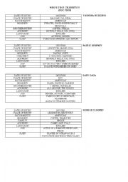 English Worksheet: Whos that celebrity