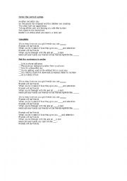 English Worksheet: friends will be friends