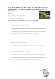 English Worksheet: GOING TO