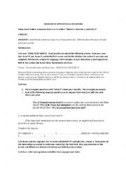 English Worksheet: conditional sentences. review