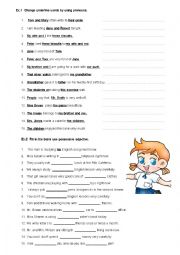 English Worksheet: Pronoun