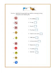 English Worksheet: sings