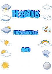 English Worksheet: WEATHER