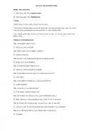 English Worksheet: Hotel booking.