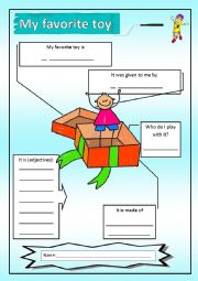 English Worksheet: My favorite toy