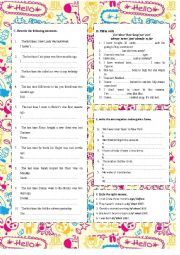 English Worksheet: Past simple versus Present perfect simple