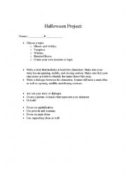 English Worksheet: HALLOWEEN FUN