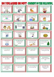 English Worksheet: Speaking for fluency.