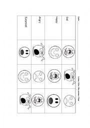 English Worksheet: Feelings