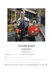 English Worksheet: Close Shave