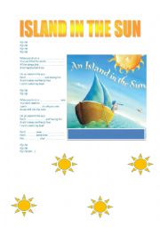 English Worksheet: ISLAND IN THE SUN