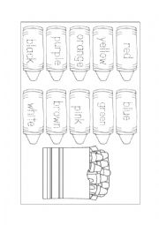 English Worksheet: Colors