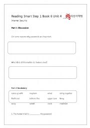 English Worksheet: Internet Security