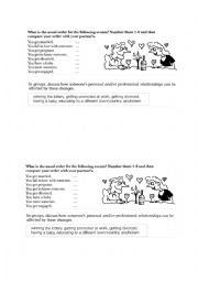 English Worksheet: Family and Relationships
