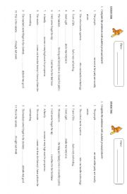 English Worksheet: pronoun and adverb excersice