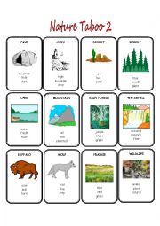 English Worksheet: Nature Taboo 2/2