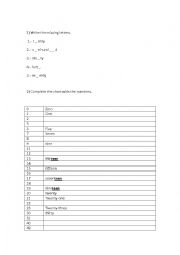 English Worksheet: Numbers