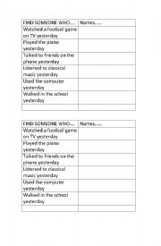 English Worksheet: Past Simple - regular verbs