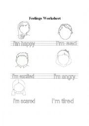 How are you Feeling Worksheet