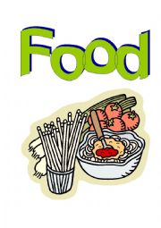 English Worksheet: Food