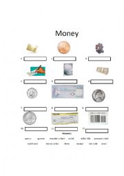 English Worksheet: Money Worksheet
