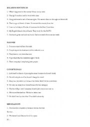 English Worksheet: baccalaureate review