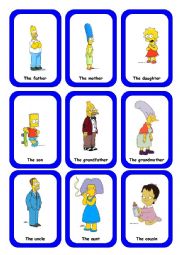 English Worksheet: Happy families