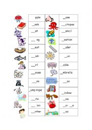 English Worksheet: Hard Consonants and Short Vowels