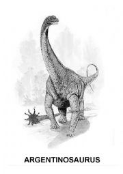English Worksheet: Dinosaur Fact Files