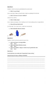 English Worksheet: The infestation Hypothesis