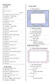 English Worksheet: An Interview