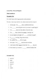 English Worksheet: Personal Hygiene