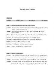 English Worksheet: The Pied Piper of Hamlin