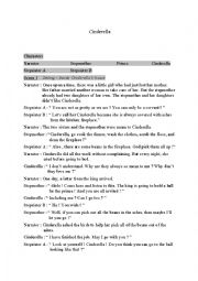 English Worksheet: Cinderella  (Play)