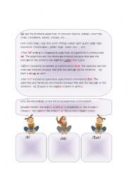 pronunciation of suffixes