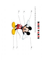 MICKEY BODY PARTS