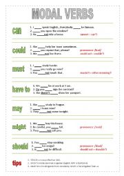 Modal verbs basics