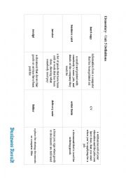 English Worksheet: business documents