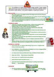 English Worksheet: writing