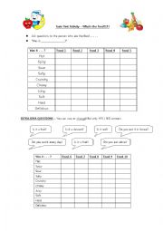 English Worksheet: Taste Test Activity compat