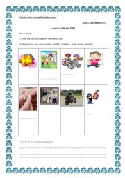 English Worksheet: lesson 26 : Me and Rkid