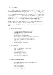 English Worksheet: Past Simple Review