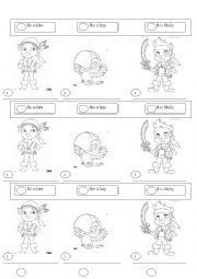 English Worksheet: Jake ans the pirates INTRODUCING OTHERS