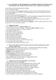 English Worksheet: Passive Voice Exercises