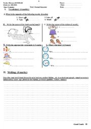English Worksheet: Quiz