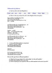 English Worksheet: Ill remember by Madonna